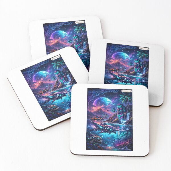 Item preview, Cyberpunk Oceania – Neon Islands Reborn designed and sold by synthesisnft.