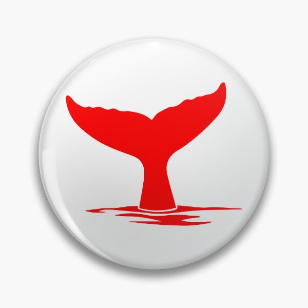 Item preview, Red Nautical Whale Tail Design designed and sold by pattern-archive.