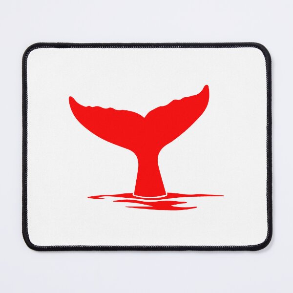 Item preview, Red Nautical Whale Tail Design designed and sold by pattern-archive.