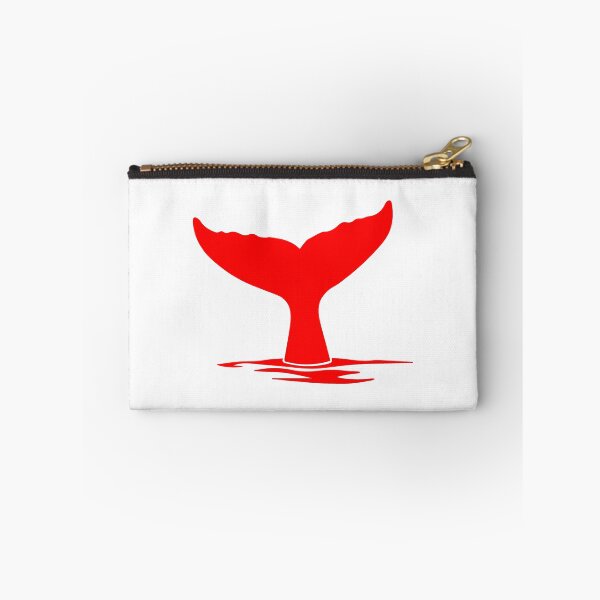 Item preview, Red Nautical Whale Tail Design designed and sold by pattern-archive.