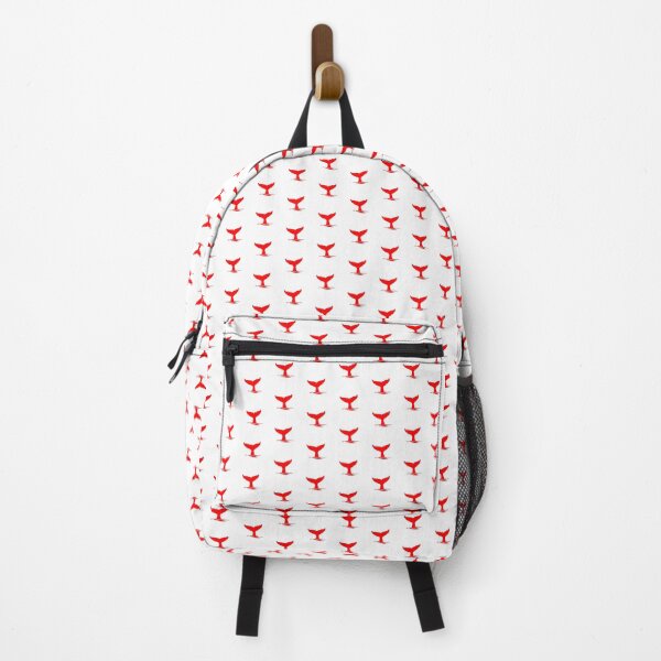 Item preview, Red Nautical Whale Tail Design designed and sold by pattern-archive.