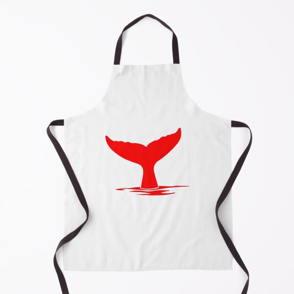 Item preview, Red Nautical Whale Tail Design designed and sold by pattern-archive.