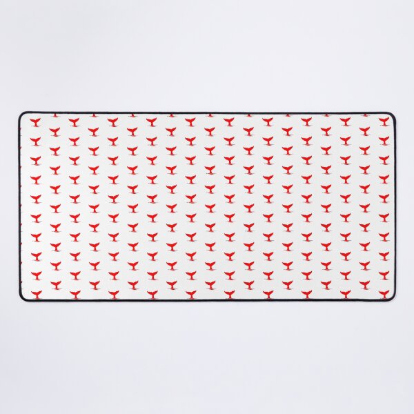 Item preview, Red Nautical Whale Tail Design designed and sold by pattern-archive.