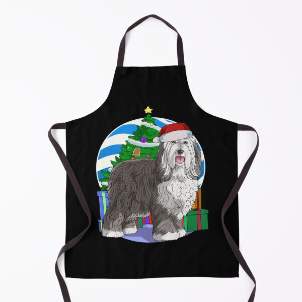 Item preview, Bearded Collie Dog Santa Christmas Tree Ornament Decor Sticker designed and sold by Hahoangshop.