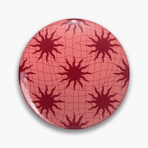 Item preview, Wavy Sun Maroon / coral color Pattern designed and sold by Petternoholic.