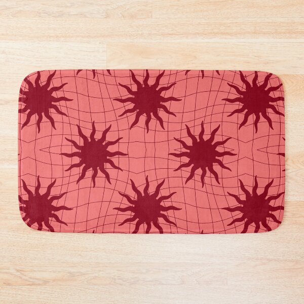 Item preview, Wavy Sun Maroon / coral color Pattern designed and sold by Petternoholic.