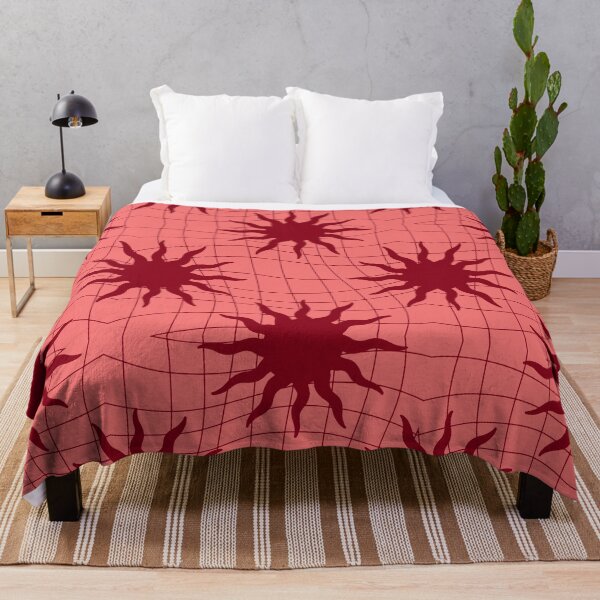 Item preview, Wavy Sun Maroon / coral color Pattern designed and sold by Petternoholic.