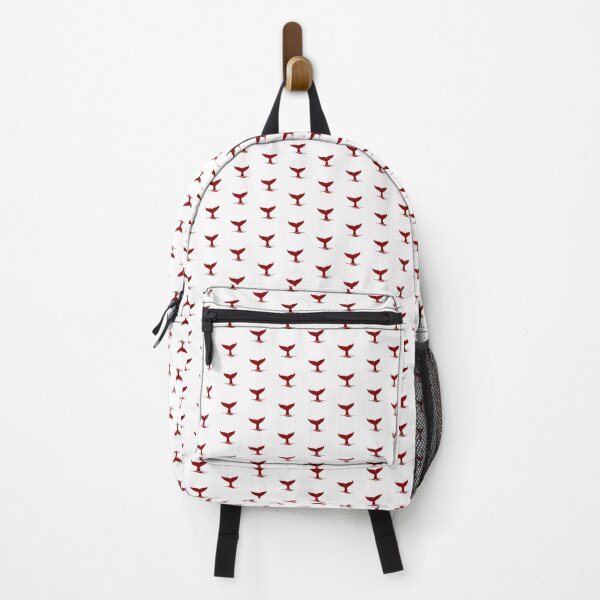 Item preview, Dark Red Nautical Whale Tail Design designed and sold by pattern-archive.