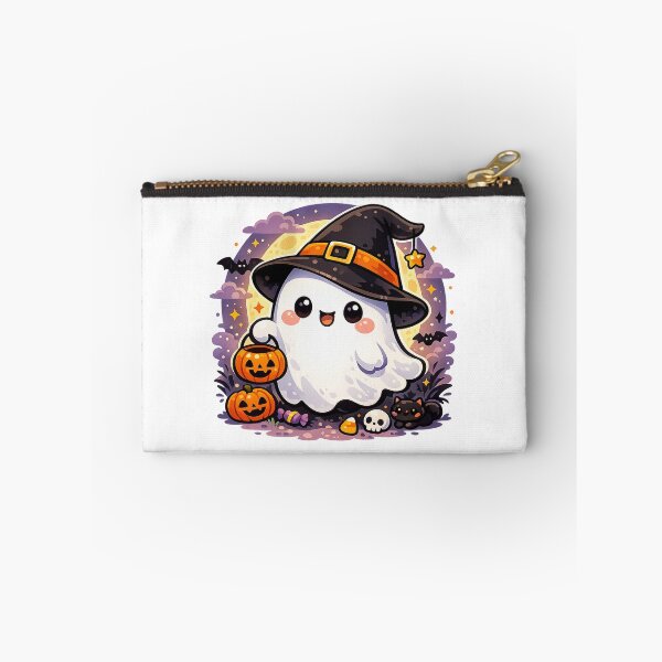 Item preview, Halloween Witch Ghost – Soft Pastel Kawaii Spooky Spirit designed and sold by Sommium .