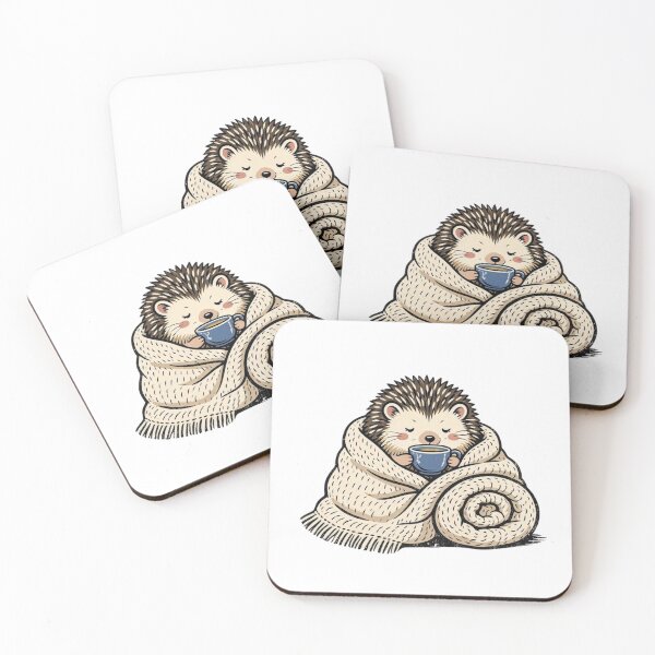 Artikelvorschau, Introvert Hedgehog – Cozy Tea & Quiet Time entworfen und verkauft von rbofficialshop.