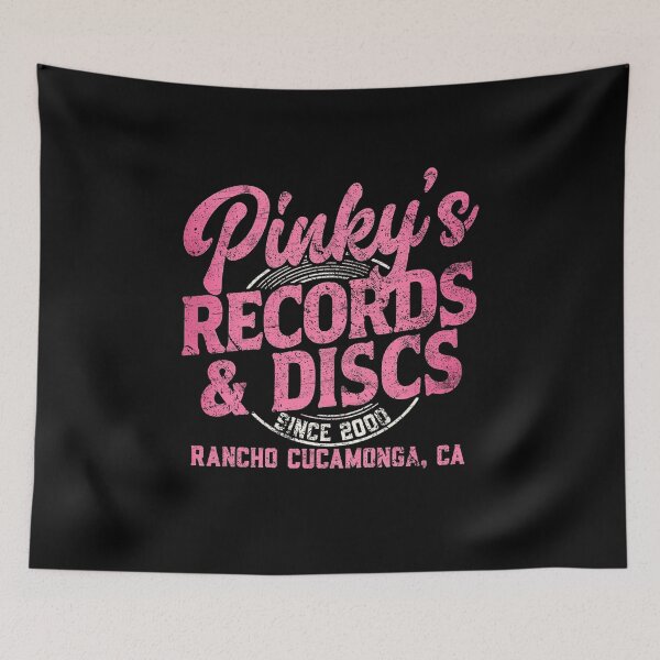 Item preview, Vintage Pinkys Records And Discs Retro Vinyl Store Design designed and sold by SEINENGAPPI8.