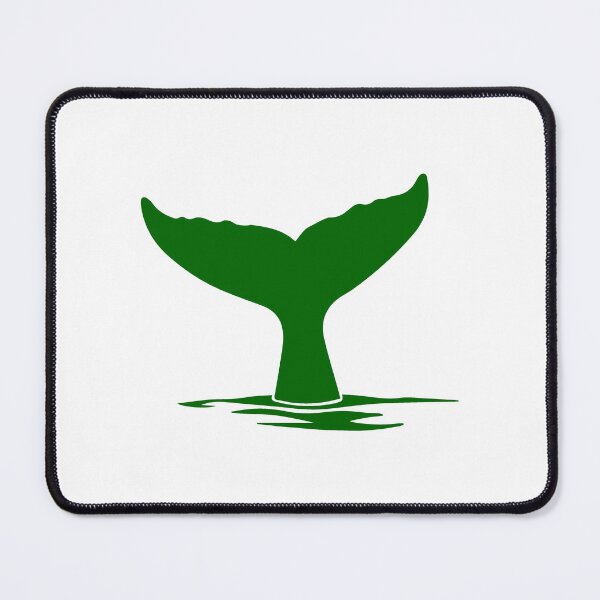 Item preview, Dark Green Nautical Whale Tail Design designed and sold by pattern-archive.