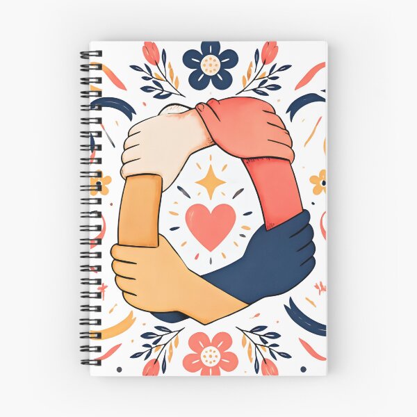 Item preview, Diversity Unity Holding Hands Floral Art designed and sold by Supertango.