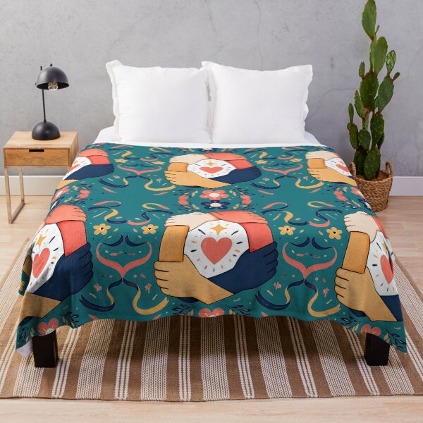 Item preview, Diversity Unity Holding Hands Floral Art designed and sold by Supertango.