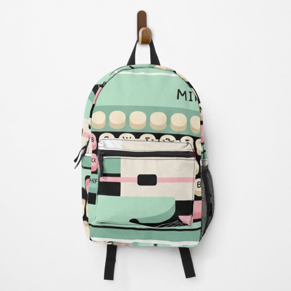 Item preview, Cute Mint Green Vintage Typewriter - Wrote with Love Aesthetic Sticker Design designed and sold by Nubian Style.