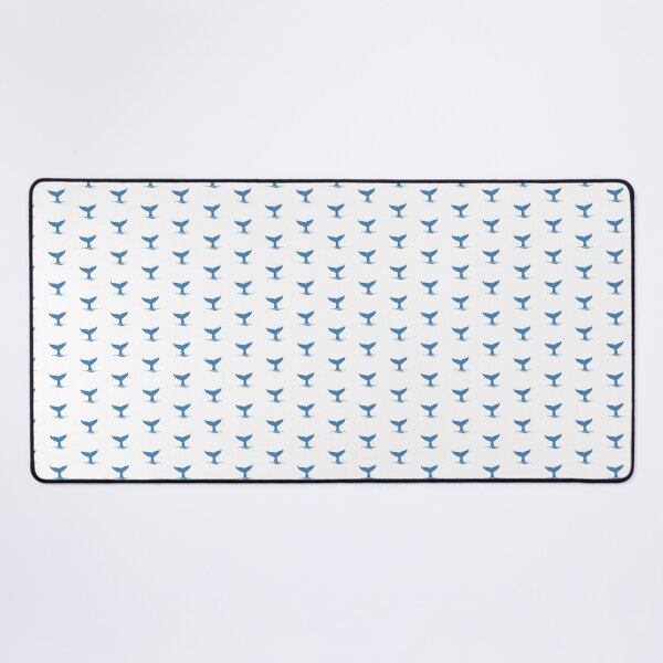 Item preview, Steel Blue Nautical Whale Tail Design designed and sold by pattern-archive.