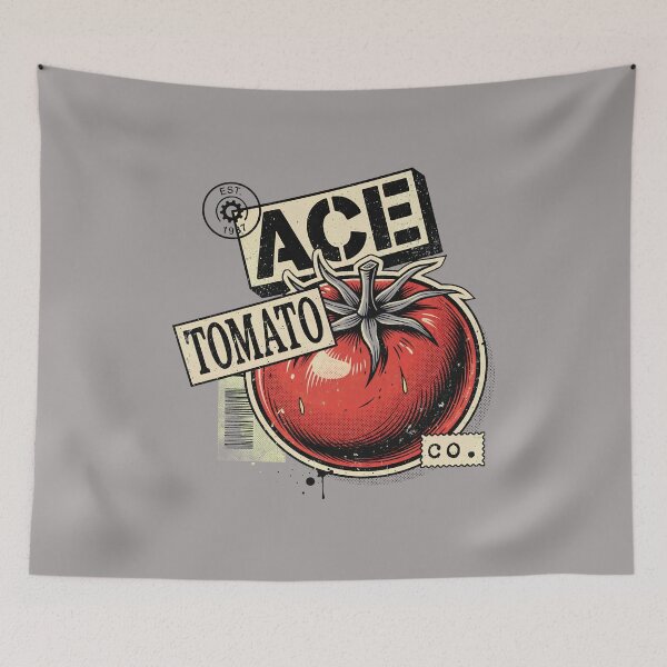 Item preview, Ace Tomato Co. Retro Vintage Logo T-Shirt-65 designed and sold by ValentinRausch.