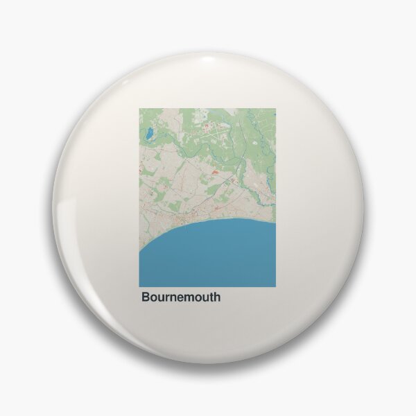 Item preview, Bournemouth Minimalistic Map Art designed and sold by MapsNerd.
