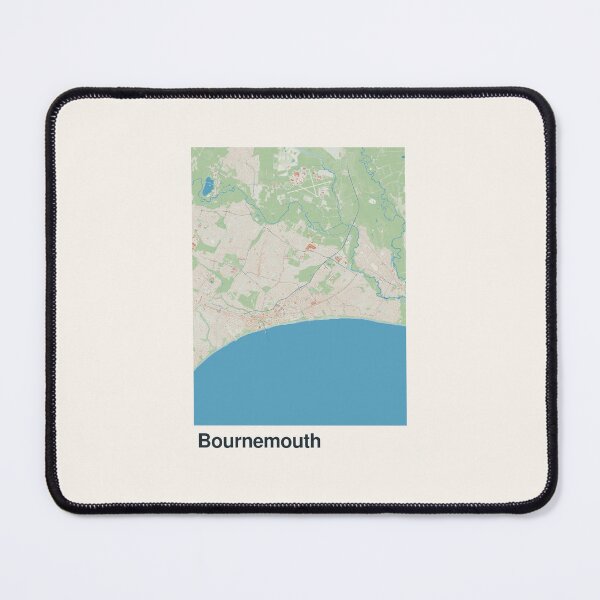 Item preview, Bournemouth Minimalistic Map Art designed and sold by MapsNerd.