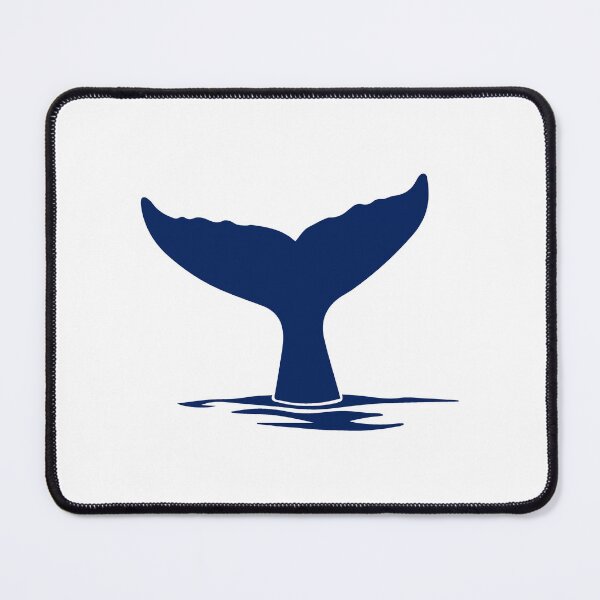 Item preview, Navy Blue Nautical Whale Tail Design designed and sold by pattern-archive.