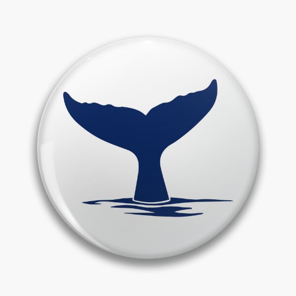 Item preview, Navy Blue Nautical Whale Tail Design designed and sold by pattern-archive.