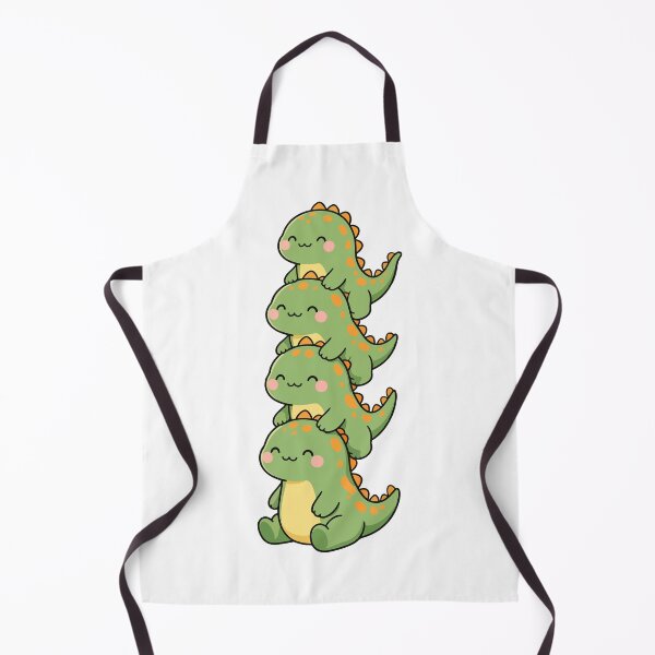 Item preview, Kawaii Dinosaur Stack – Cute Green Dino Tower designed and sold by AliveStyle.
