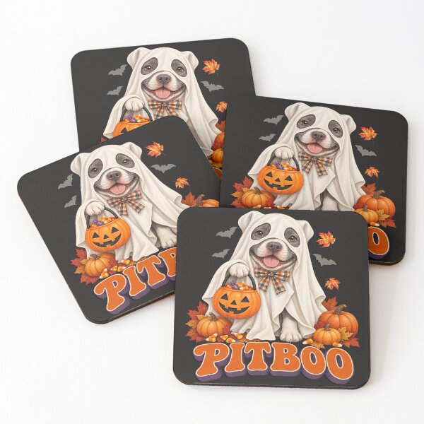 Item preview, Halloween Pitbull Spooky Cute Trick or Treat Dog designed and sold by Cute & Sassy Custom Gifting Boutiques.