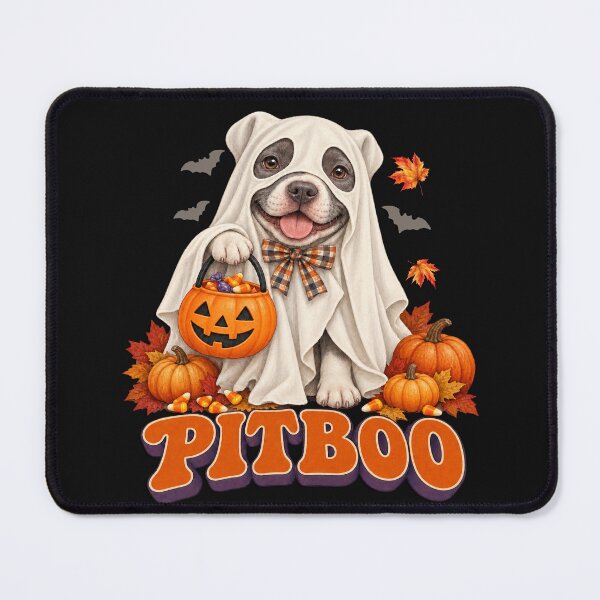 Item preview, Halloween Pitbull Spooky Cute Trick or Treat Dog designed and sold by Cute & Sassy Custom Gifting Boutiques.
