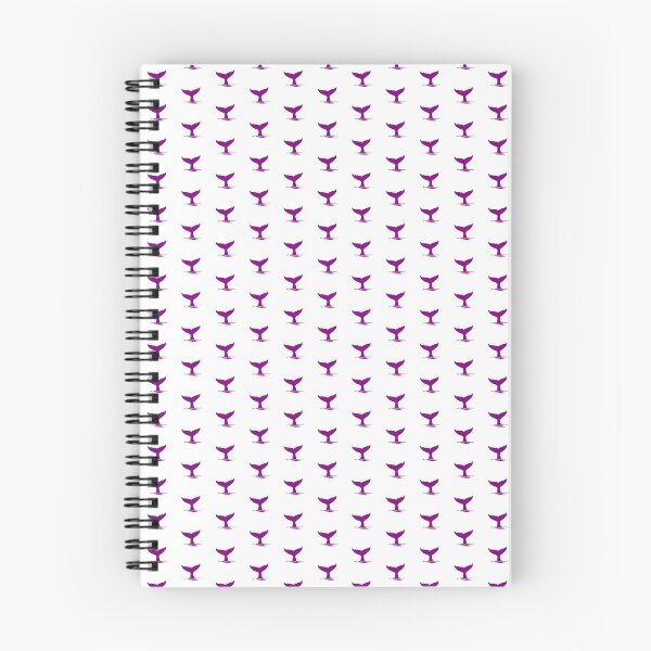 Item preview, Purple Nautical Whale Tail Design designed and sold by pattern-archive.
