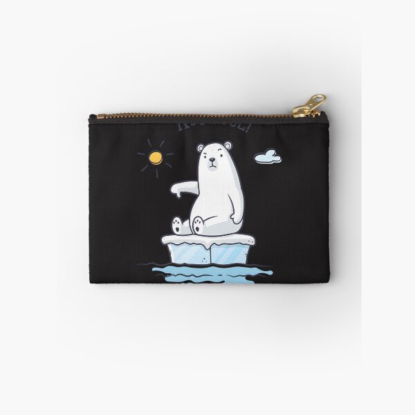 Item preview, Polar Bear Illustration Highlighting the Impact of Global Warming on Wildlife designed and sold by Seapickle.