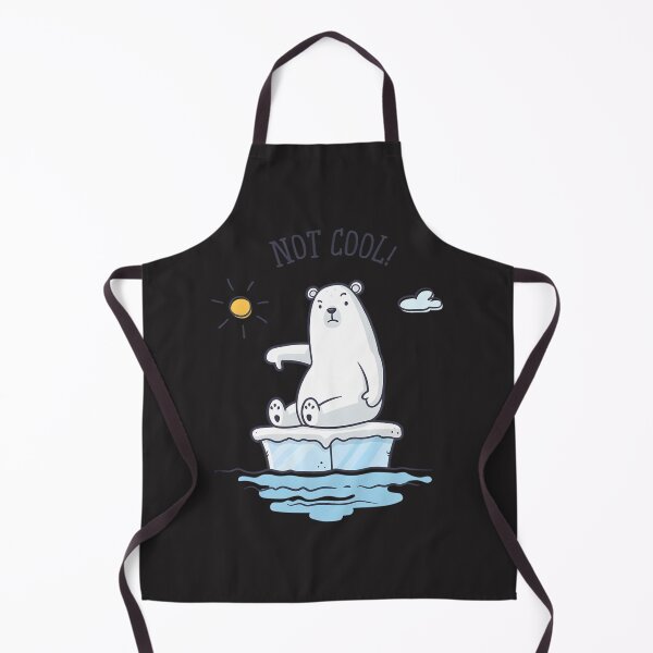 Item preview, Polar Bear Illustration Highlighting the Impact of Global Warming on Wildlife designed and sold by Seapickle.