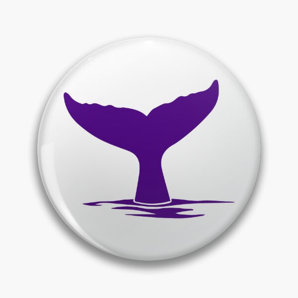 Item preview, Dark Purple Nautical Whale Tail Design designed and sold by pattern-archive.