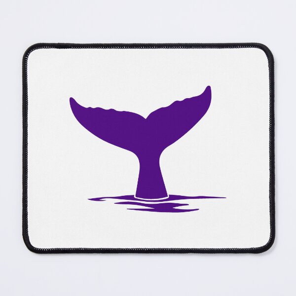 Item preview, Dark Purple Nautical Whale Tail Design designed and sold by pattern-archive.