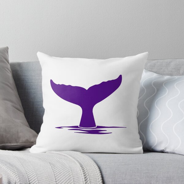 Item preview, Dark Purple Nautical Whale Tail Design designed and sold by pattern-archive.