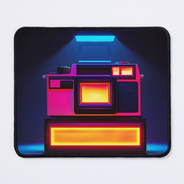Item preview, Retro Polaroid Camera, 3d Render, Deep Black designed and sold by Checho30.