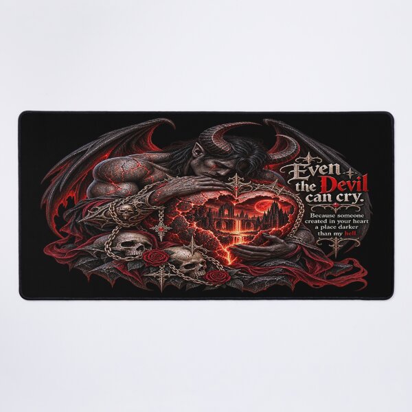 Item preview, Even the Devil Can Cry – Dark Gothic Fantasy designed and sold by TroviTutto.