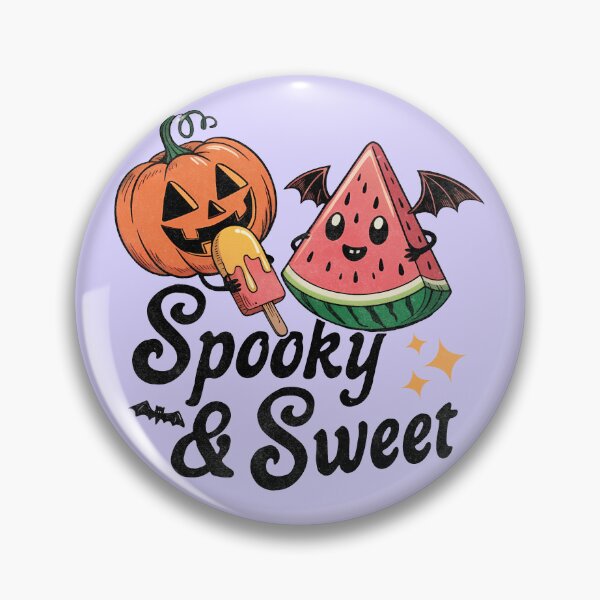 Item preview, Kawaii Spooky And Sweet Summerween Pumpkin And Watermelon designed and sold by legendaryskins.