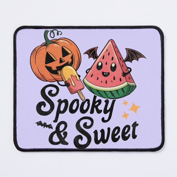Item preview, Kawaii Spooky And Sweet Summerween Pumpkin And Watermelon designed and sold by legendaryskins.