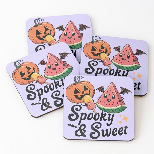 Item preview, Kawaii Spooky And Sweet Summerween Pumpkin And Watermelon designed and sold by legendaryskins.