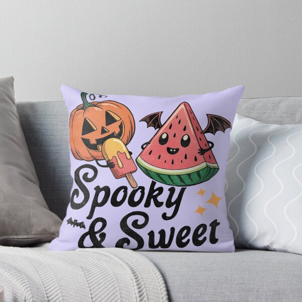 Item preview, Kawaii Spooky And Sweet Summerween Pumpkin And Watermelon designed and sold by legendaryskins.