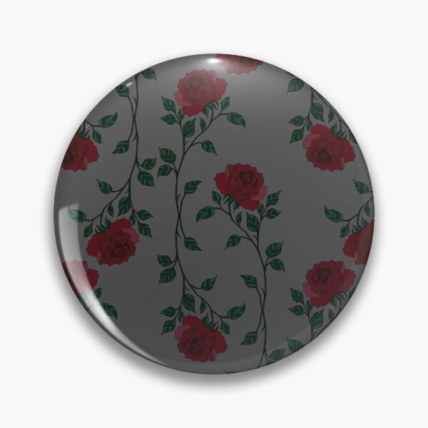 Item preview, Dark Romantic Roses & Vines Pattern designed and sold by Theshapearts.