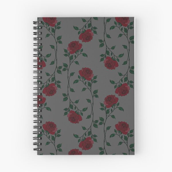Item preview, Dark Romantic Roses & Vines Pattern designed and sold by Theshapearts.