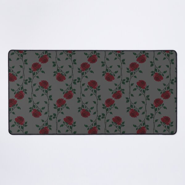 Item preview, Dark Romantic Roses & Vines Pattern designed and sold by Theshapearts.