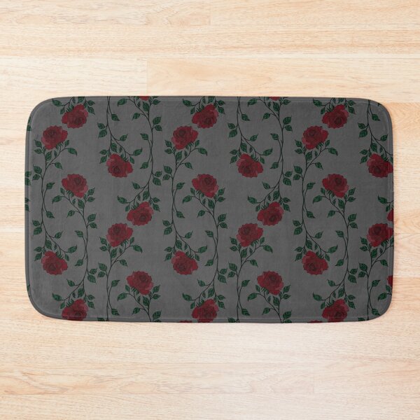Item preview, Dark Romantic Roses & Vines Pattern designed and sold by Theshapearts.