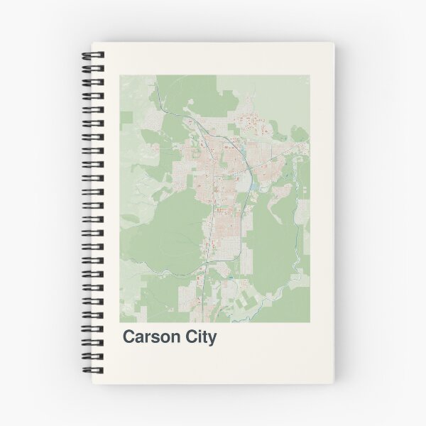 Item preview, Carson City Minimalistic Map Art designed and sold by MapsNerd.