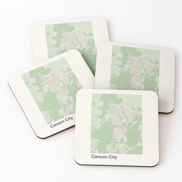 Item preview, Carson City Minimalistic Map Art designed and sold by MapsNerd.