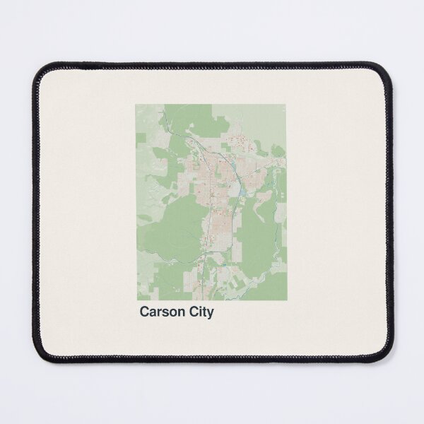 Item preview, Carson City Minimalistic Map Art designed and sold by MapsNerd.