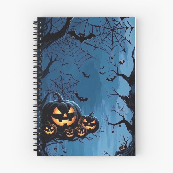 Item preview, Halloween Spooky Forest Bats Jack O Lanterns designed and sold by littlepiptales.