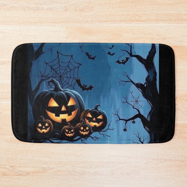 Item preview, Halloween Spooky Forest Bats Jack O Lanterns designed and sold by littlepiptales.