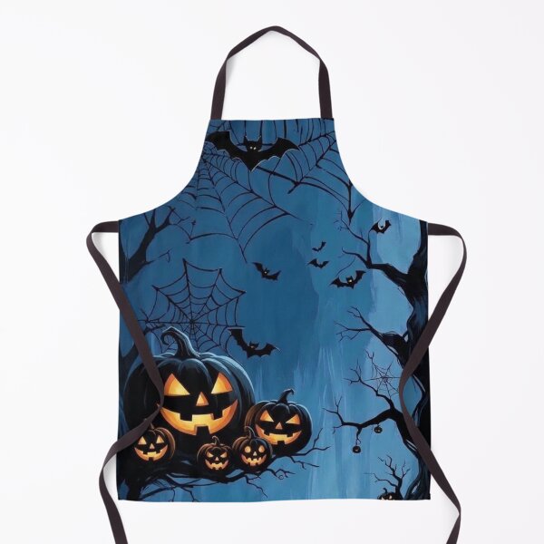 Item preview, Halloween Spooky Forest Bats Jack O Lanterns designed and sold by littlepiptales.